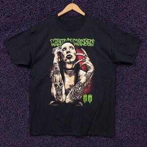 Marilyn Manson Sweet Dreams Album Goth Metal Band T-Shirt XL